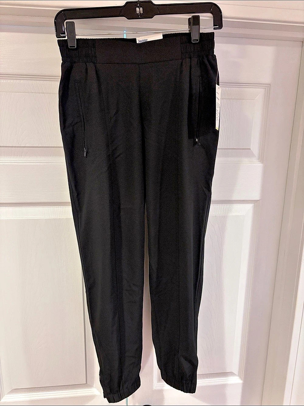 Old Navy StretchTech Mid-Rise Jogger Pants Black XS